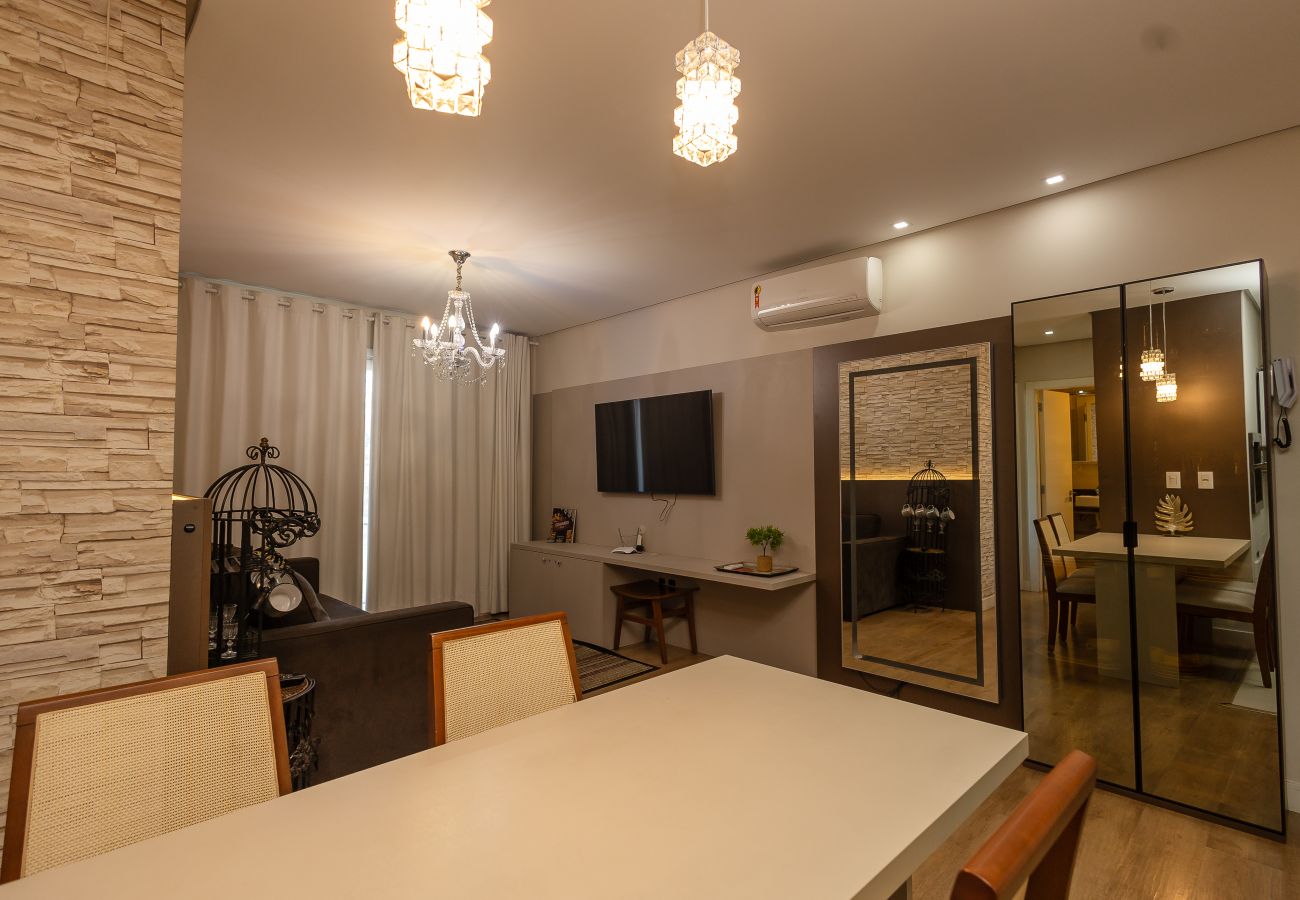 Apartamento em Gramado - Loft alto padrão a menos de 400m da R Coberta!