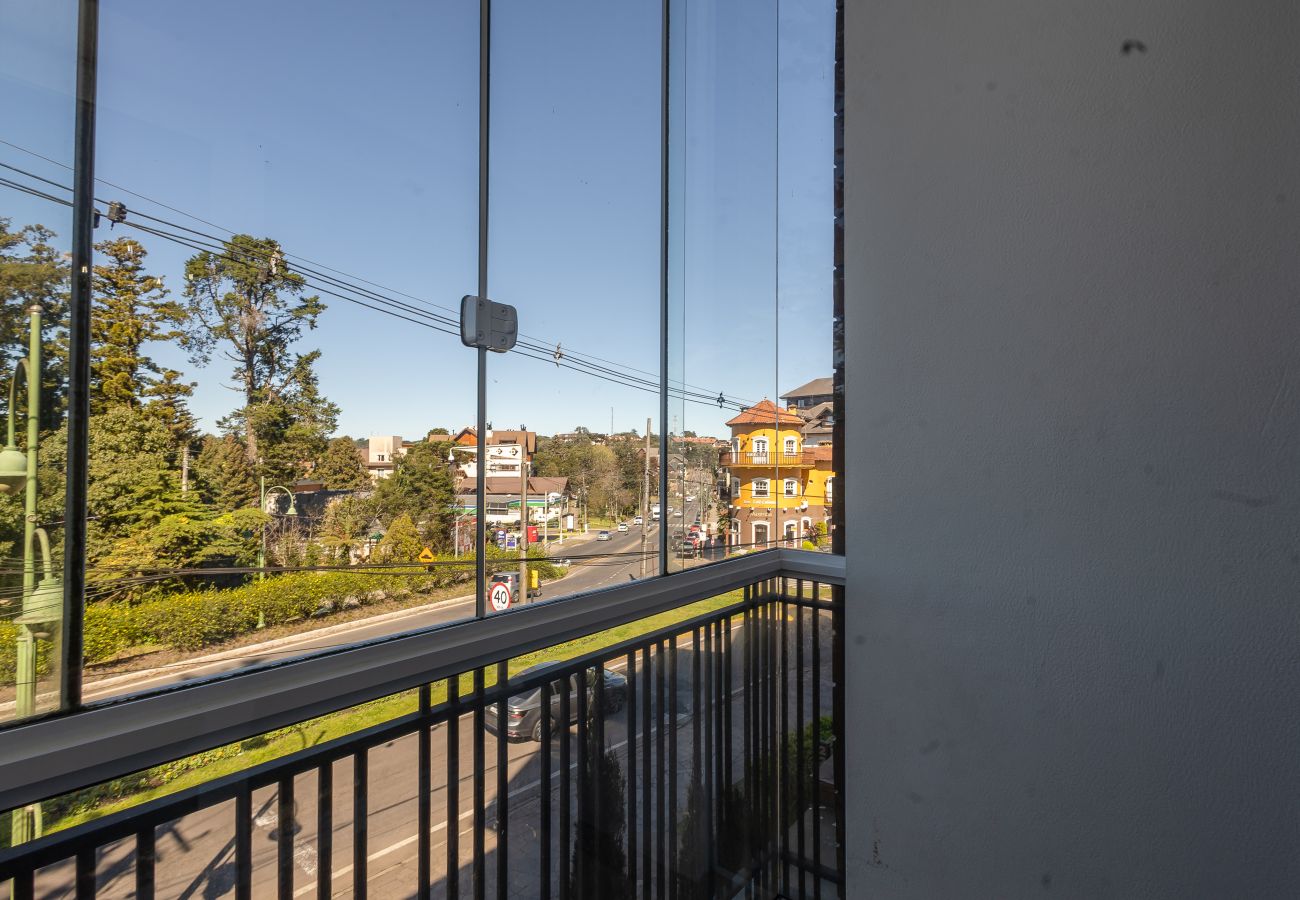 Apartamento em Gramado - Loft alto padrão a menos de 400m da R Coberta!