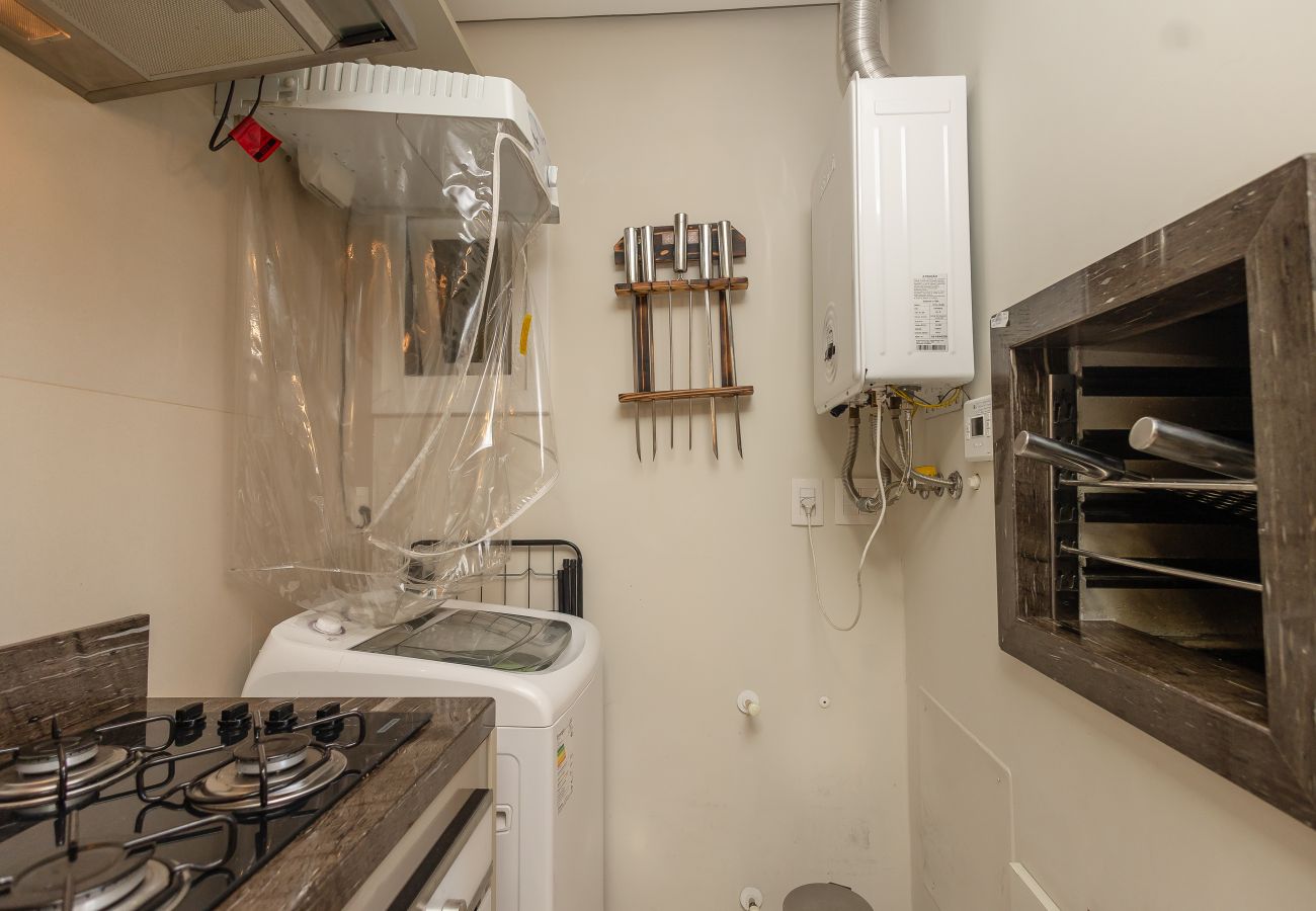 Apartamento em Gramado - Loft alto padrão a menos de 400m da R Coberta!