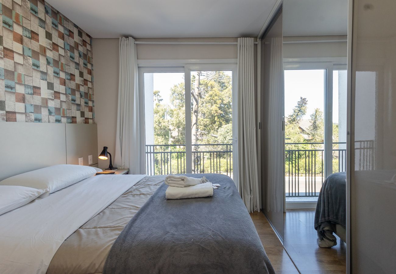 Apartamento em Gramado - Loft alto padrão a menos de 400m da R Coberta!