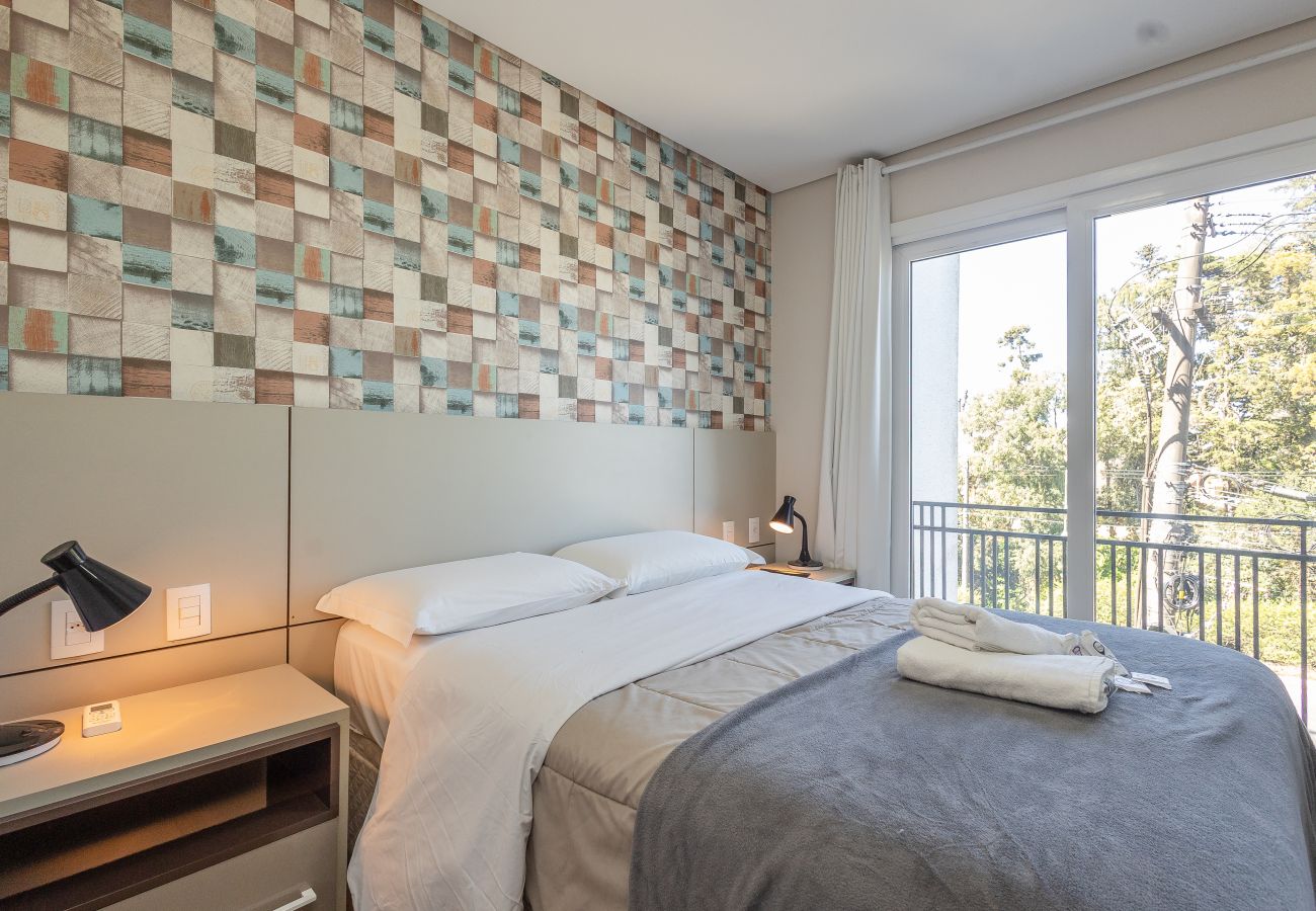 Apartamento em Gramado - Loft alto padrão a menos de 400m da R Coberta!