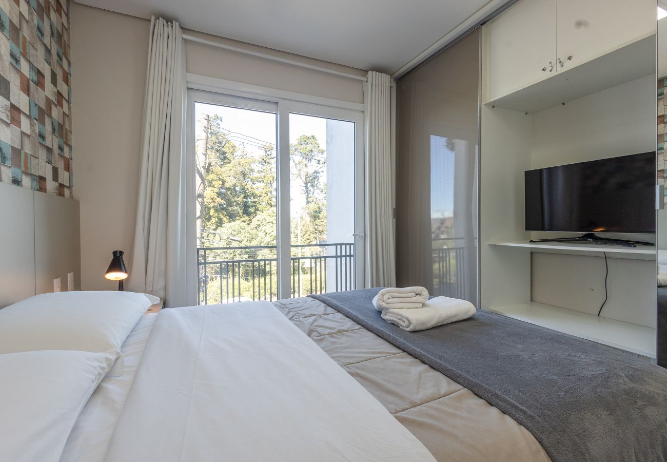 Apartamento em Gramado - Loft alto padrão a menos de 400m da R Coberta!