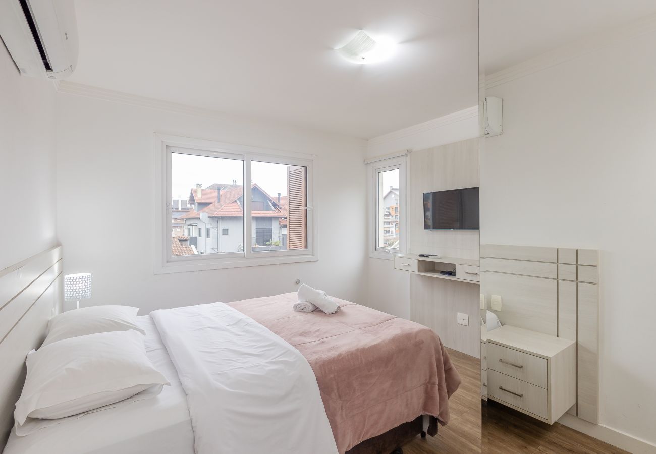 Apartamento em Gramado - Apto moderno 2 suítes a 100m da R Coberta!