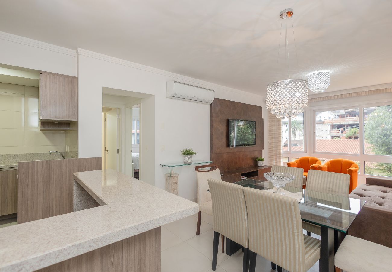 Apartamento em Gramado - Apto moderno 2 suítes a 100m da R Coberta!
