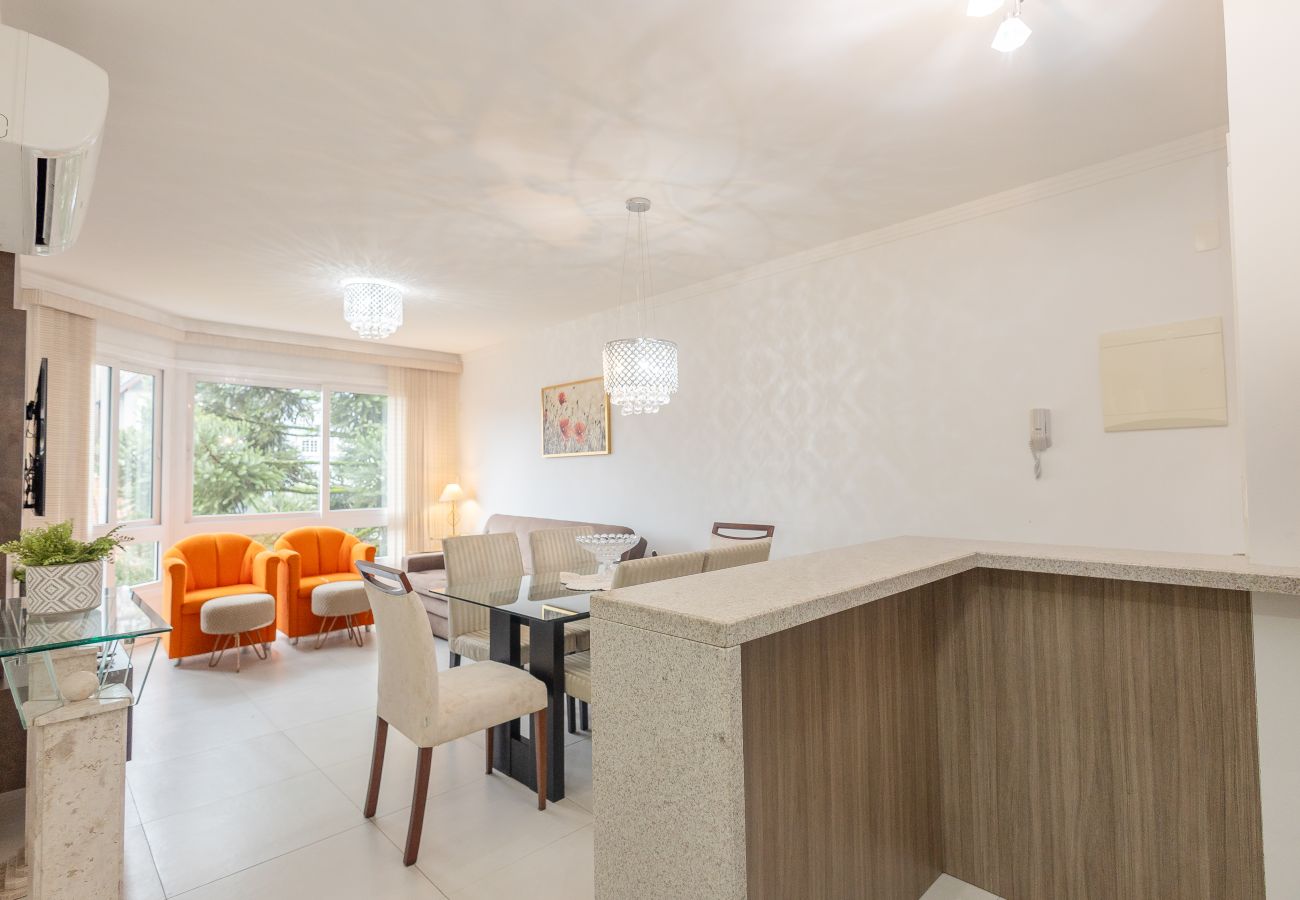 Apartamento em Gramado - Apto moderno 2 suítes a 100m da R Coberta!