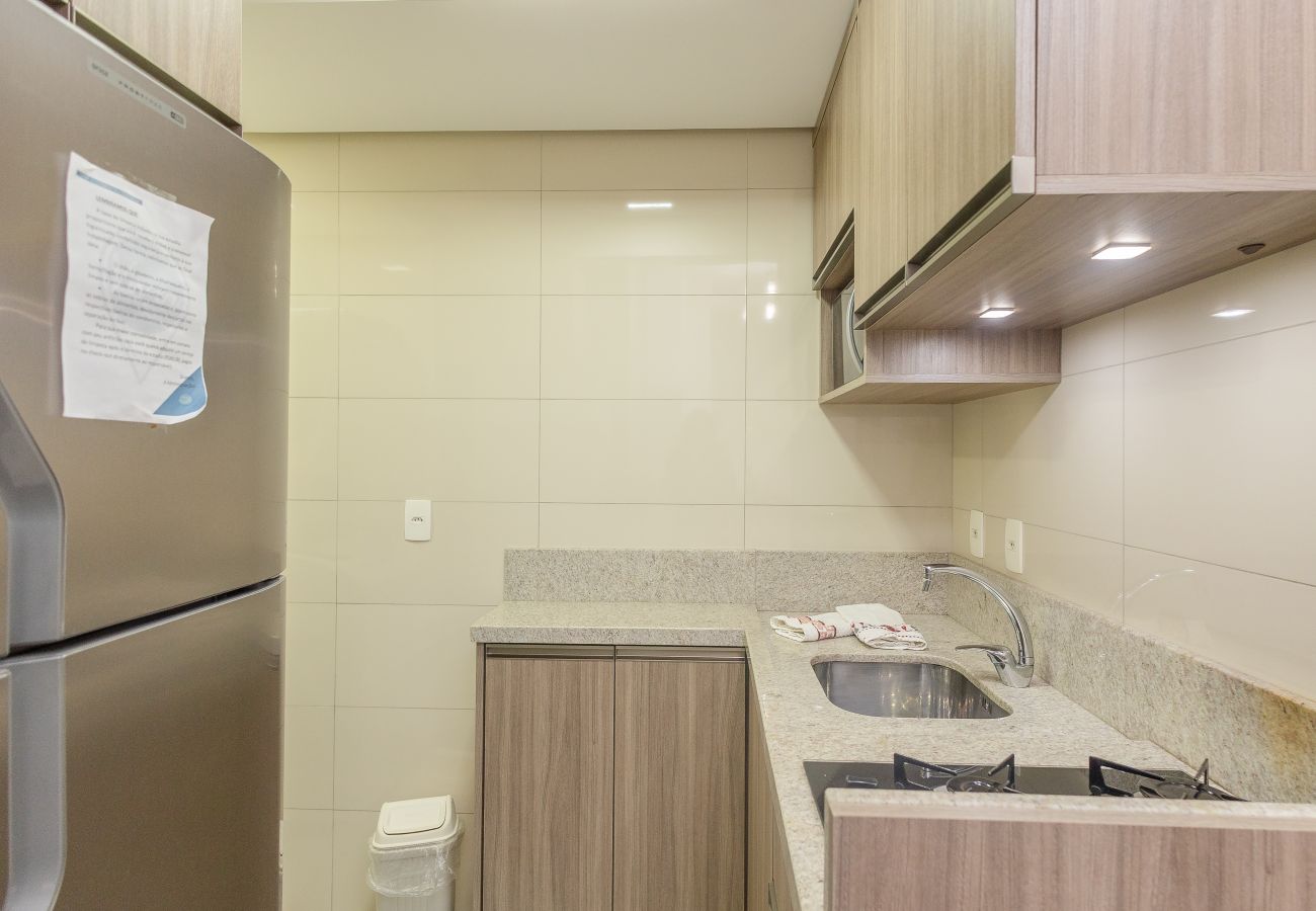 Apartamento em Gramado - Apto moderno 2 suítes a 100m da R Coberta!