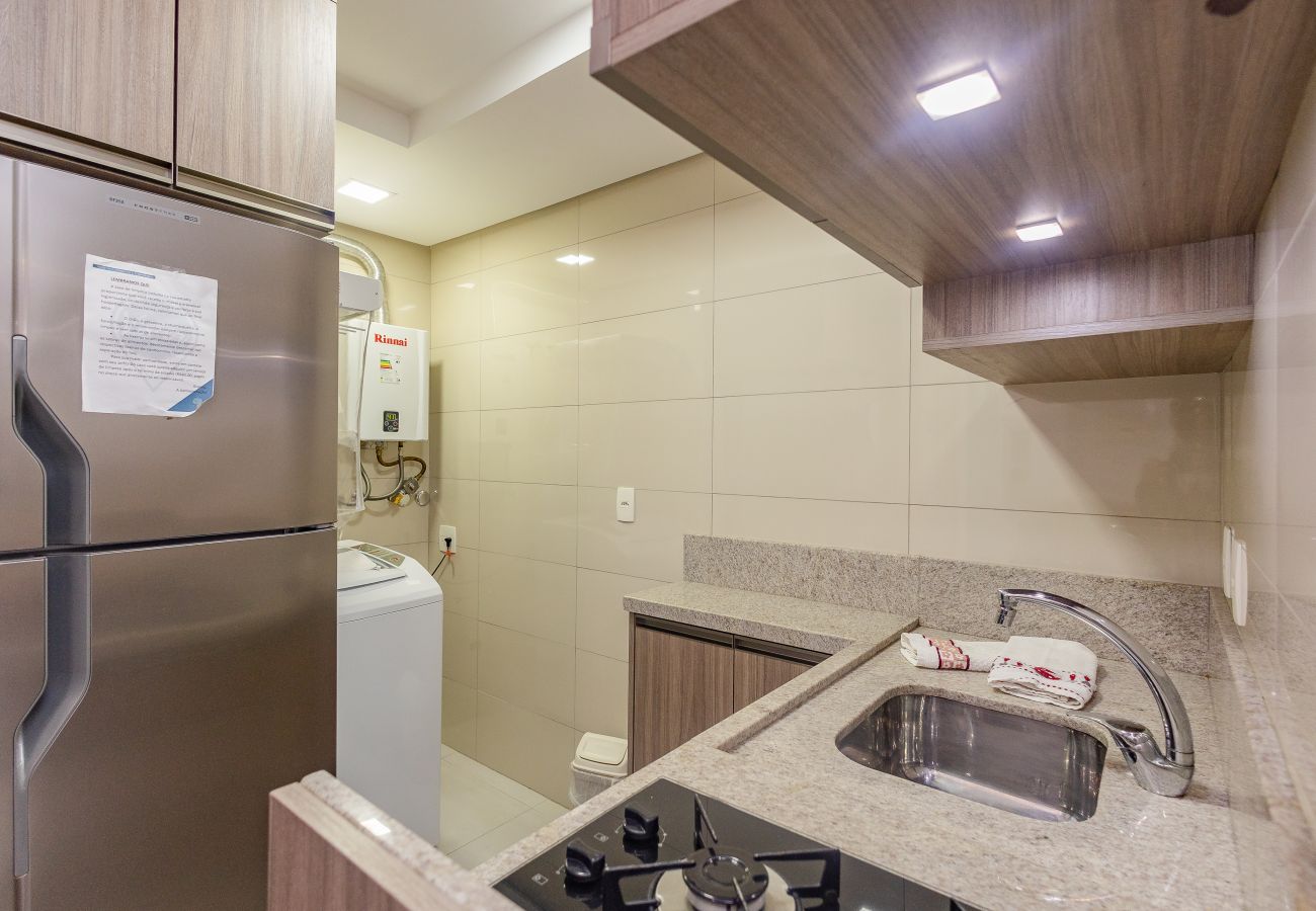 Apartamento em Gramado - Apto moderno 2 suítes a 100m da R Coberta!