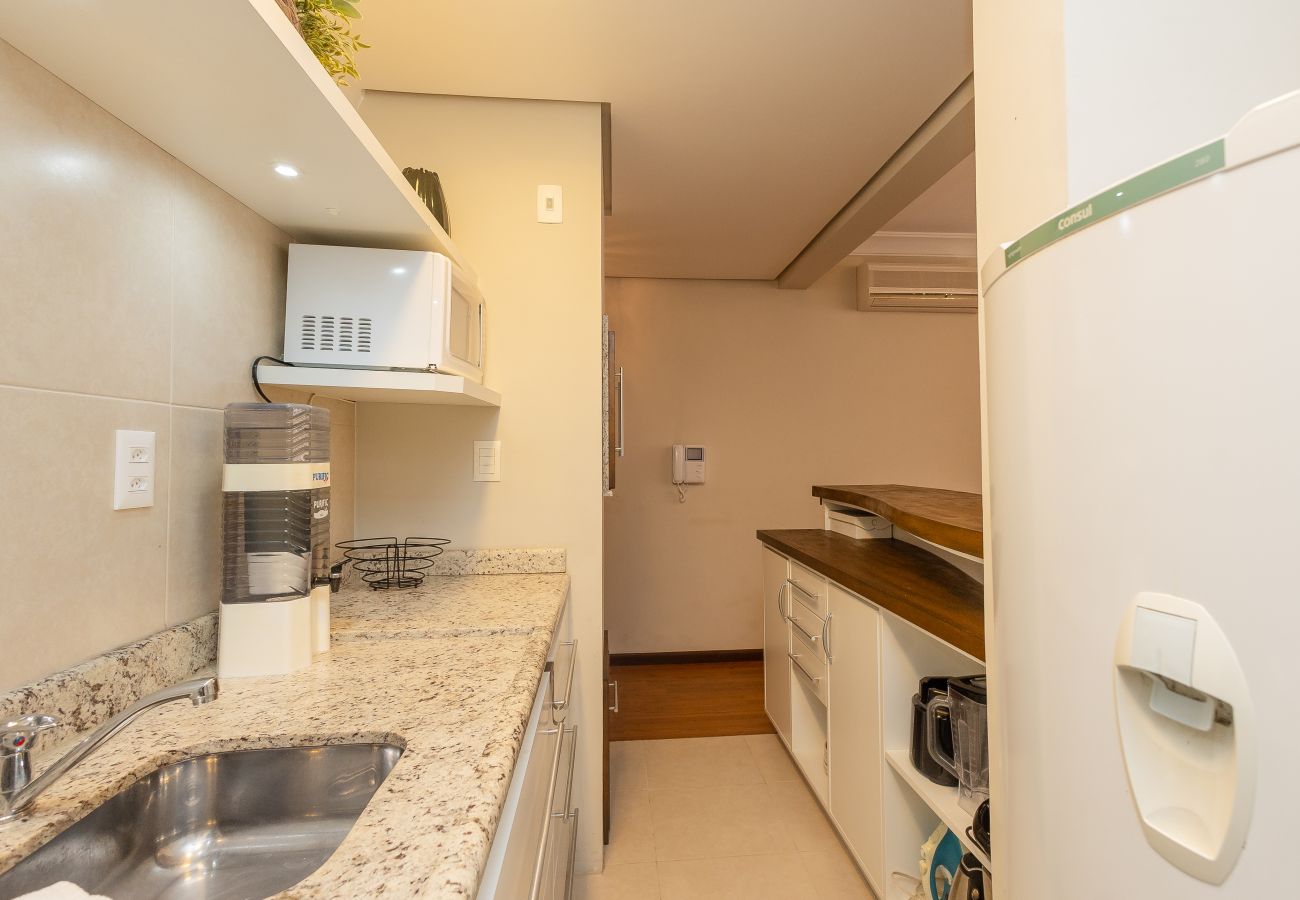 Apartamento em Gramado - 2D (c suíte) a 300 m de R Coberta.
