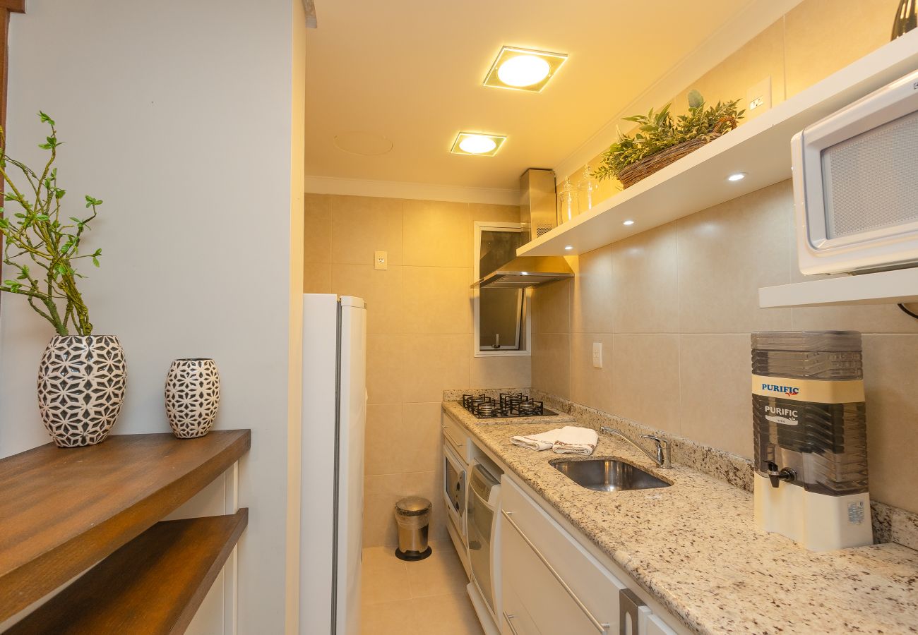 Apartamento em Gramado - 2D (c suíte) a 300 m de R Coberta.