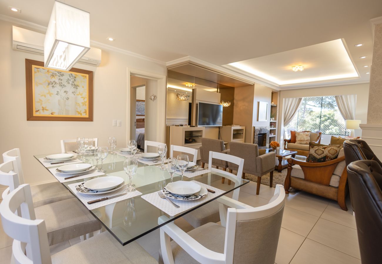 Apartamento em Gramado - Cobertura Alto Padrão 3 Suítes a 500m da R Coberta