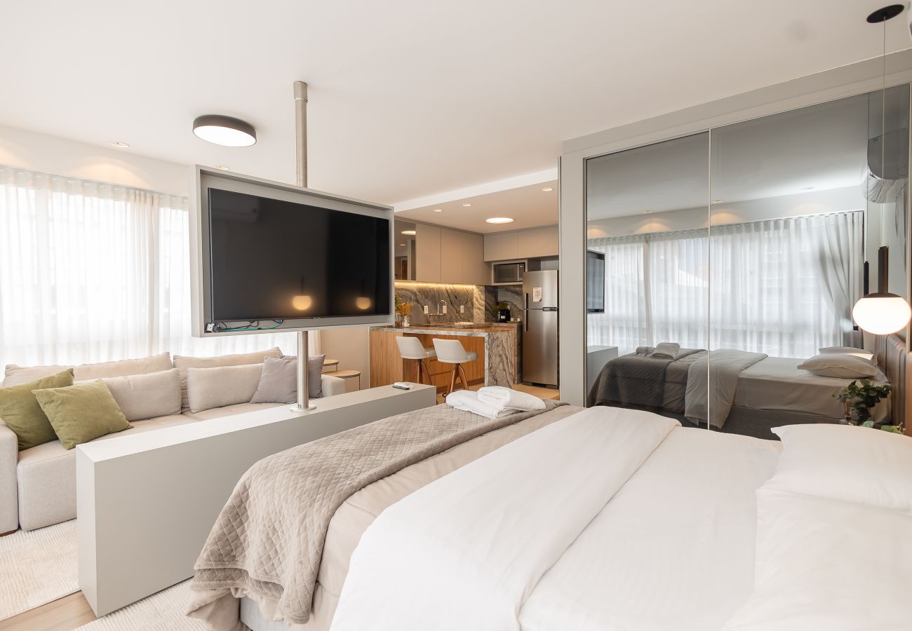 Apartamento em Gramado - Estúdio Alto Padrão a 300m da R Coberta