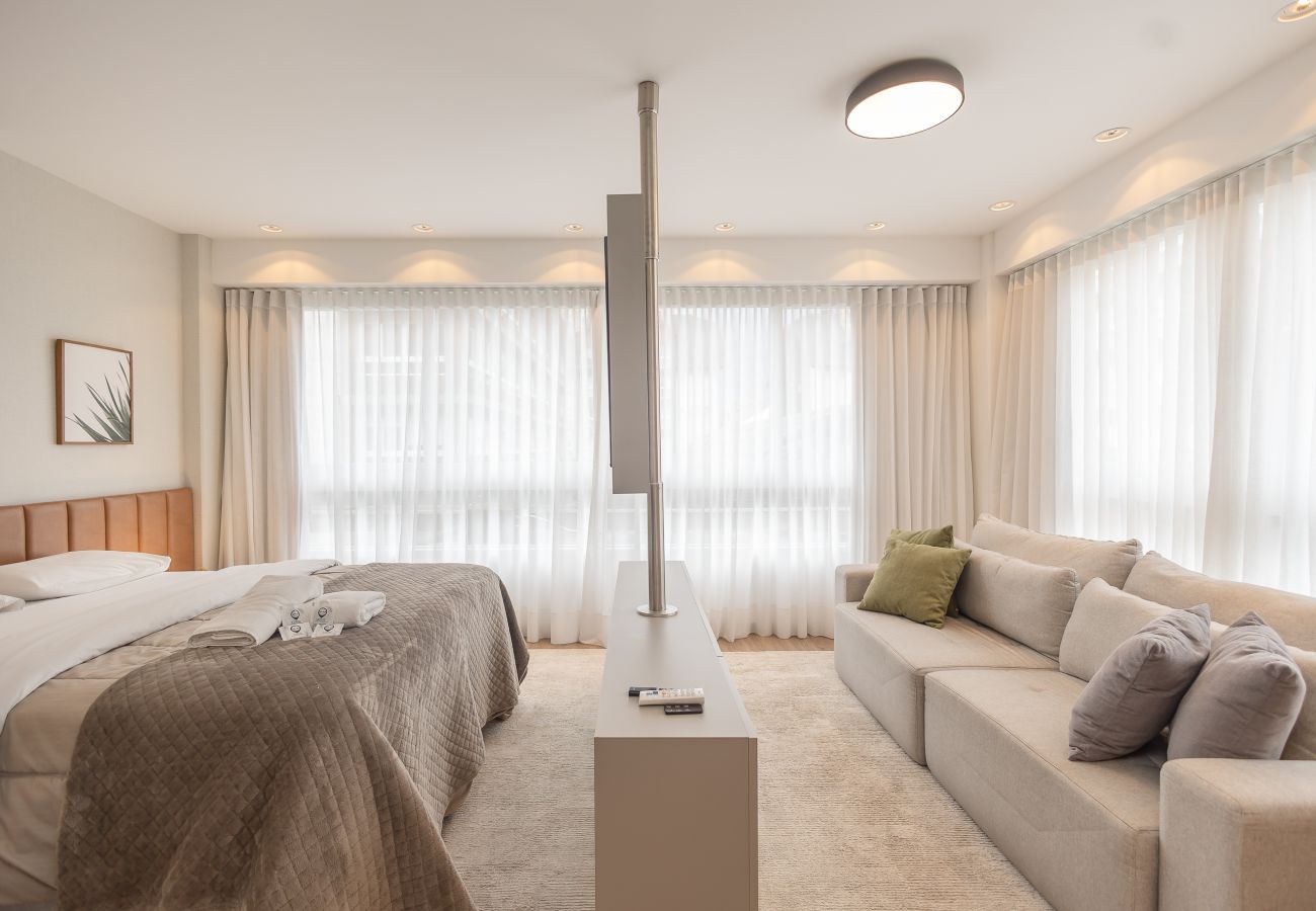 Apartamento em Gramado - Estúdio Alto Padrão a 300m da R Coberta