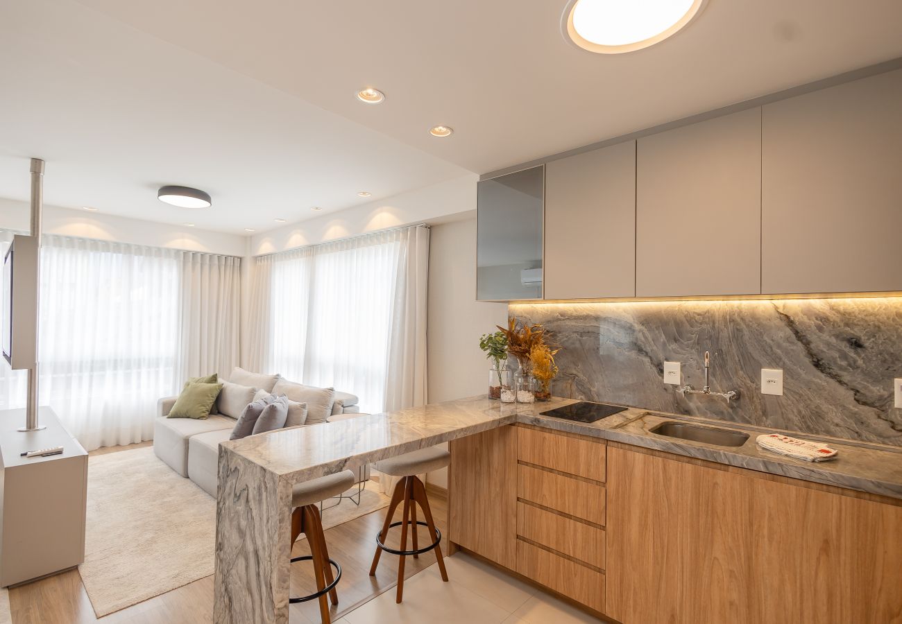 Apartamento em Gramado - Estúdio Alto Padrão a 300m da R Coberta