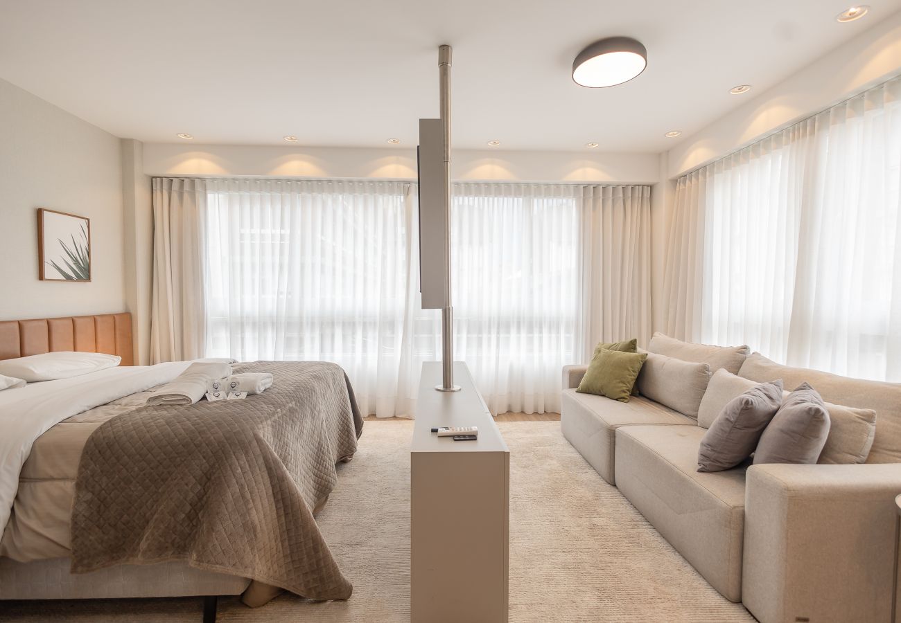 Apartamento em Gramado - Estúdio Alto Padrão a 300m da R Coberta