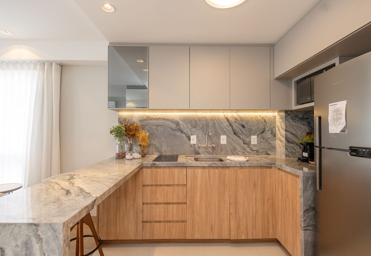 Apartamento em Gramado - Estúdio Alto Padrão a 300m da R Coberta