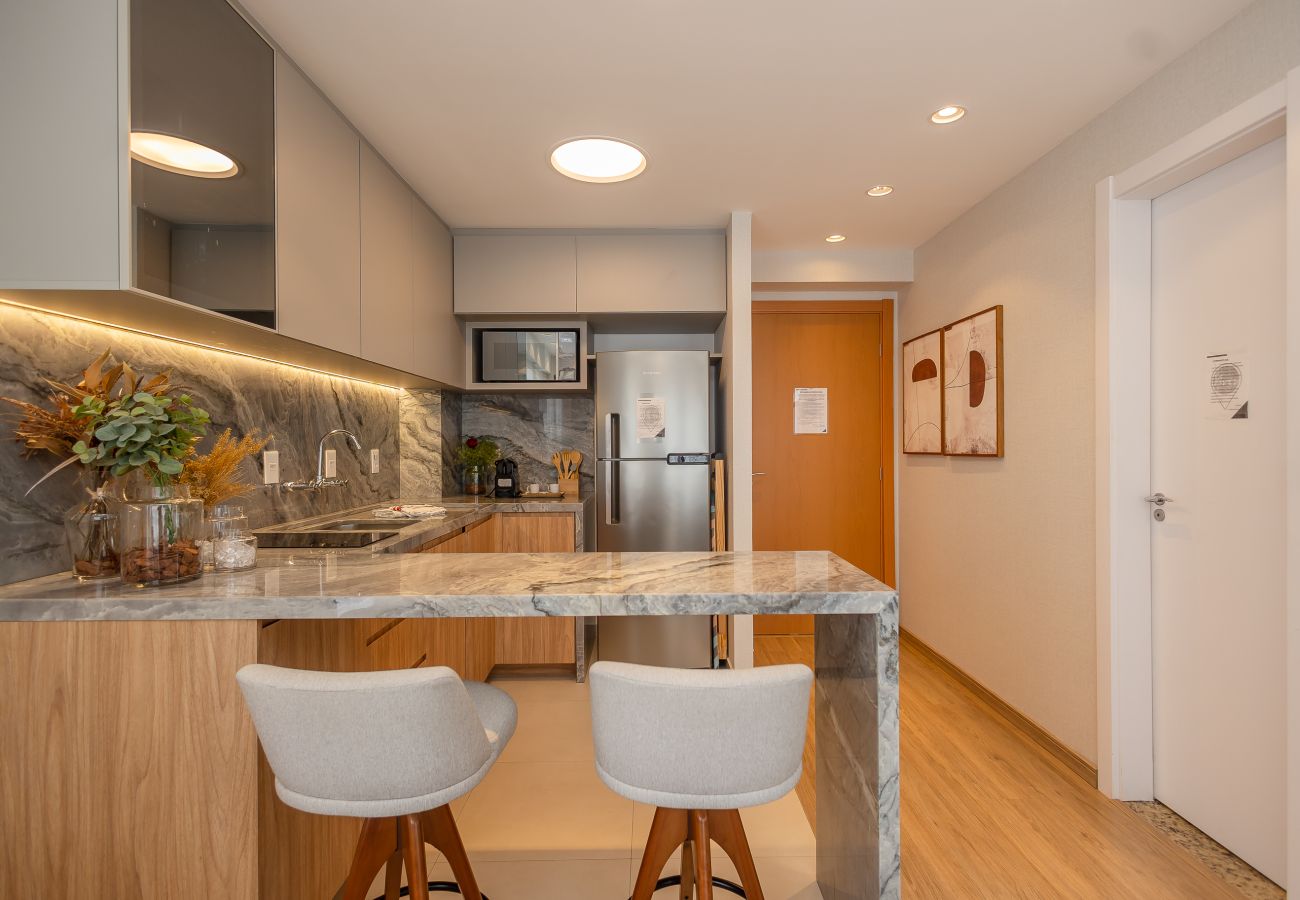 Apartamento em Gramado - Estúdio Alto Padrão a 300m da R Coberta