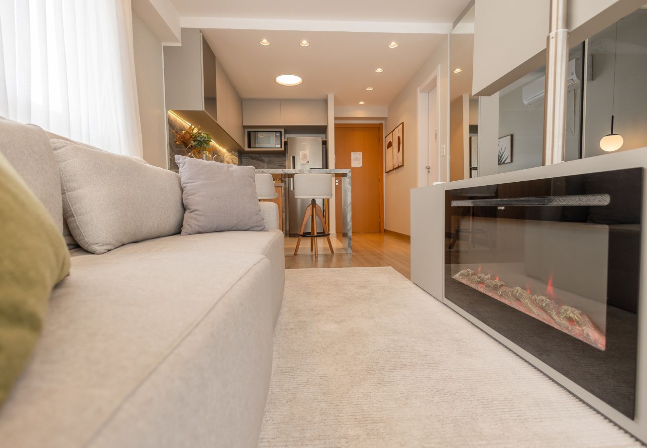 Apartamento em Gramado - Estúdio Alto Padrão a 300m da R Coberta