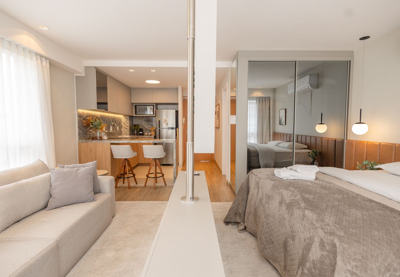 Apartamento em Gramado - Estúdio Alto Padrão a 300m da R Coberta