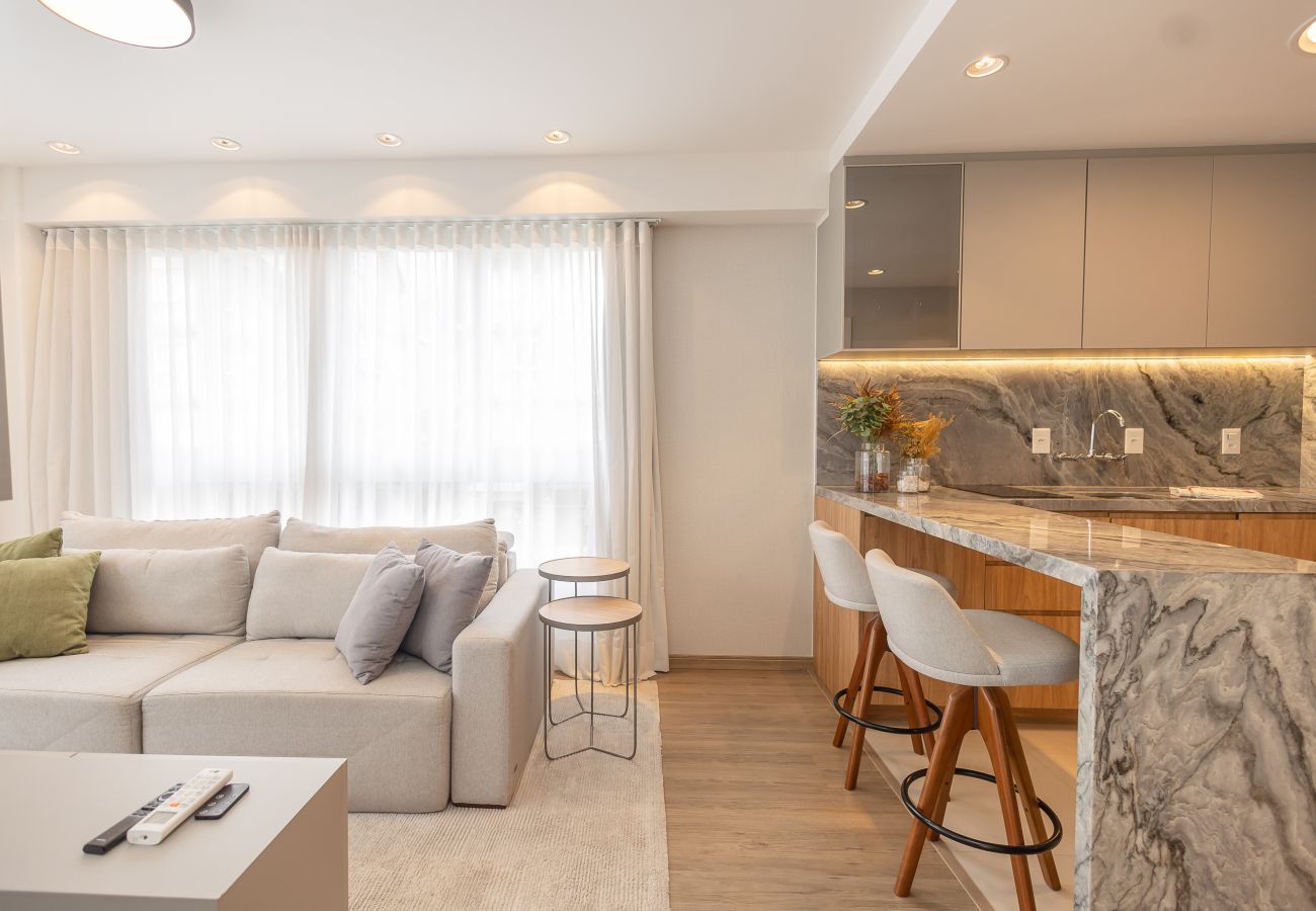 Apartamento em Gramado - Estúdio Alto Padrão a 300m da R Coberta