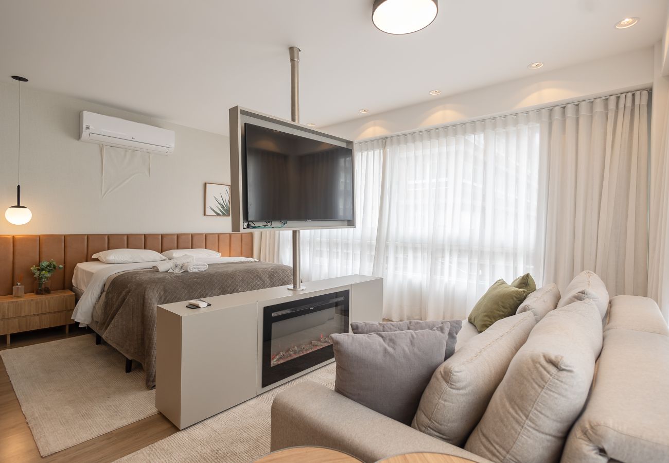 Apartamento em Gramado - Estúdio Alto Padrão a 300m da R Coberta