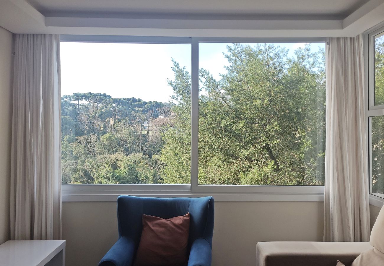 Apartamento em Gramado - Apto 2 suítes Alto Padrão a 500 m da Rua Coberta