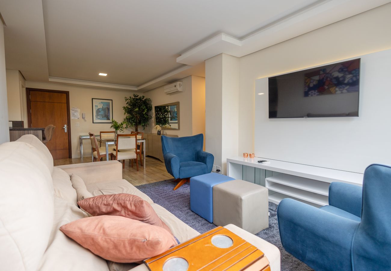 Apartamento em Gramado - Apto 2 suítes Alto Padrão a 500 m da Rua Coberta