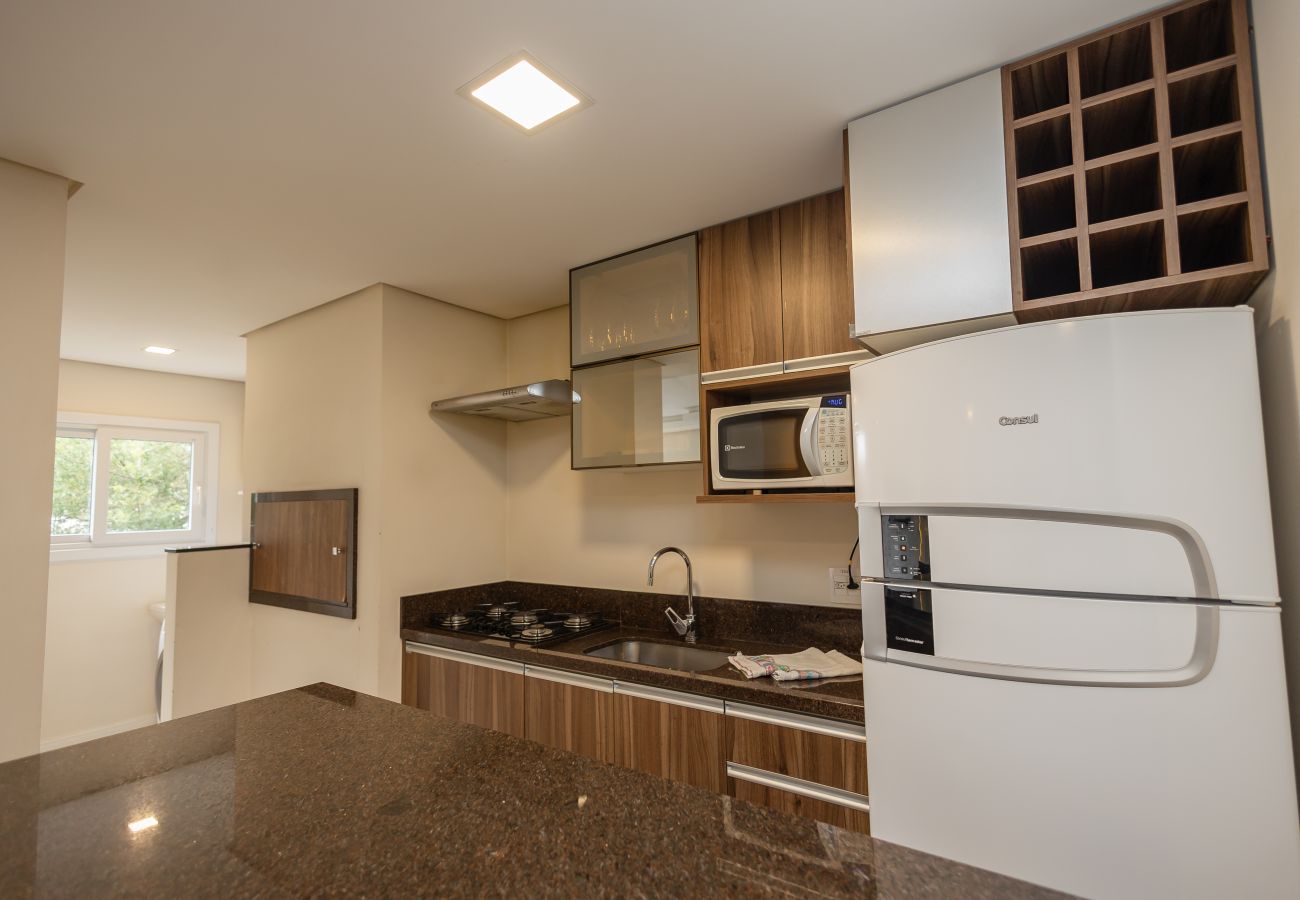 Apartamento em Gramado - Apto 2 suítes Alto Padrão a 500 m da Rua Coberta