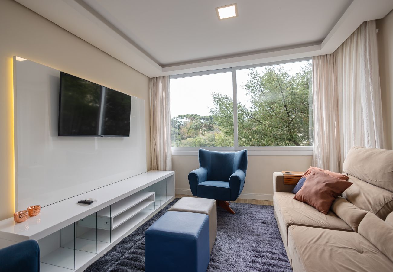Apartamento em Gramado - Apto 2 suítes Alto Padrão a 500 m da Rua Coberta