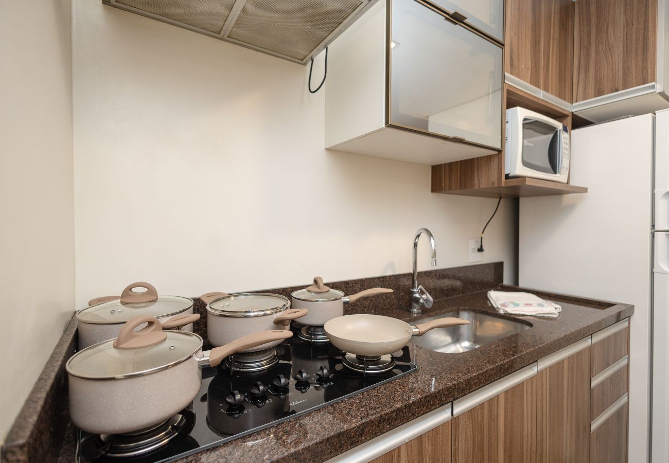 Apartamento em Gramado - Apto 2 suítes Alto Padrão a 500 m da Rua Coberta