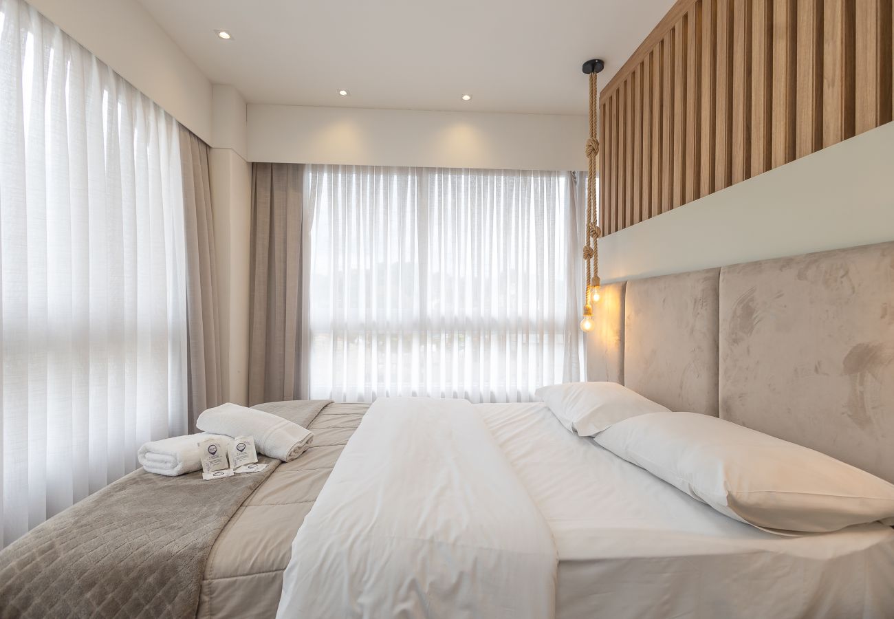 Apartamento em Gramado - Estúdio Moderno na Rua 24h, a 600m da Rua Coberta