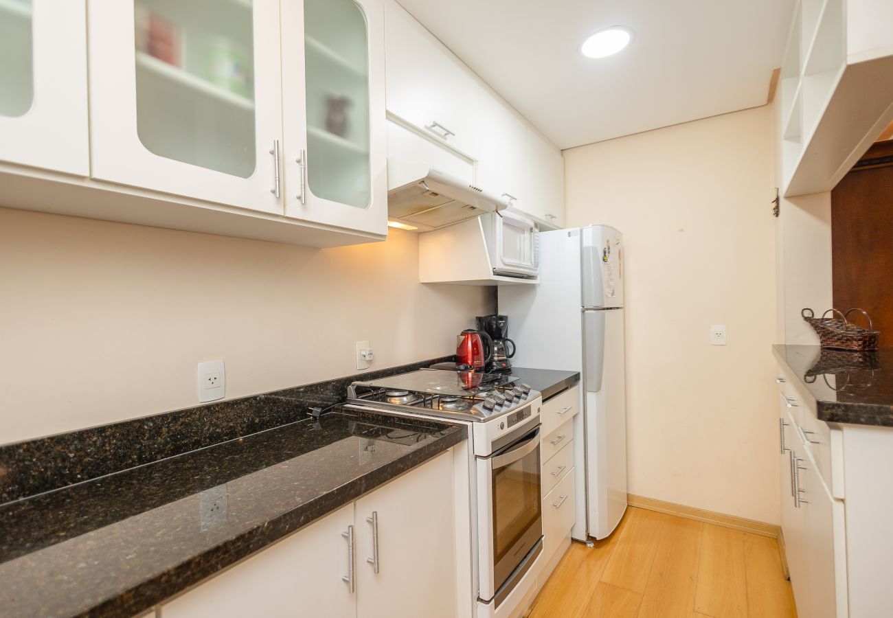 Apartamento em Gramado - Apto 2 dormitórios (1 suíte) junto ao centro
