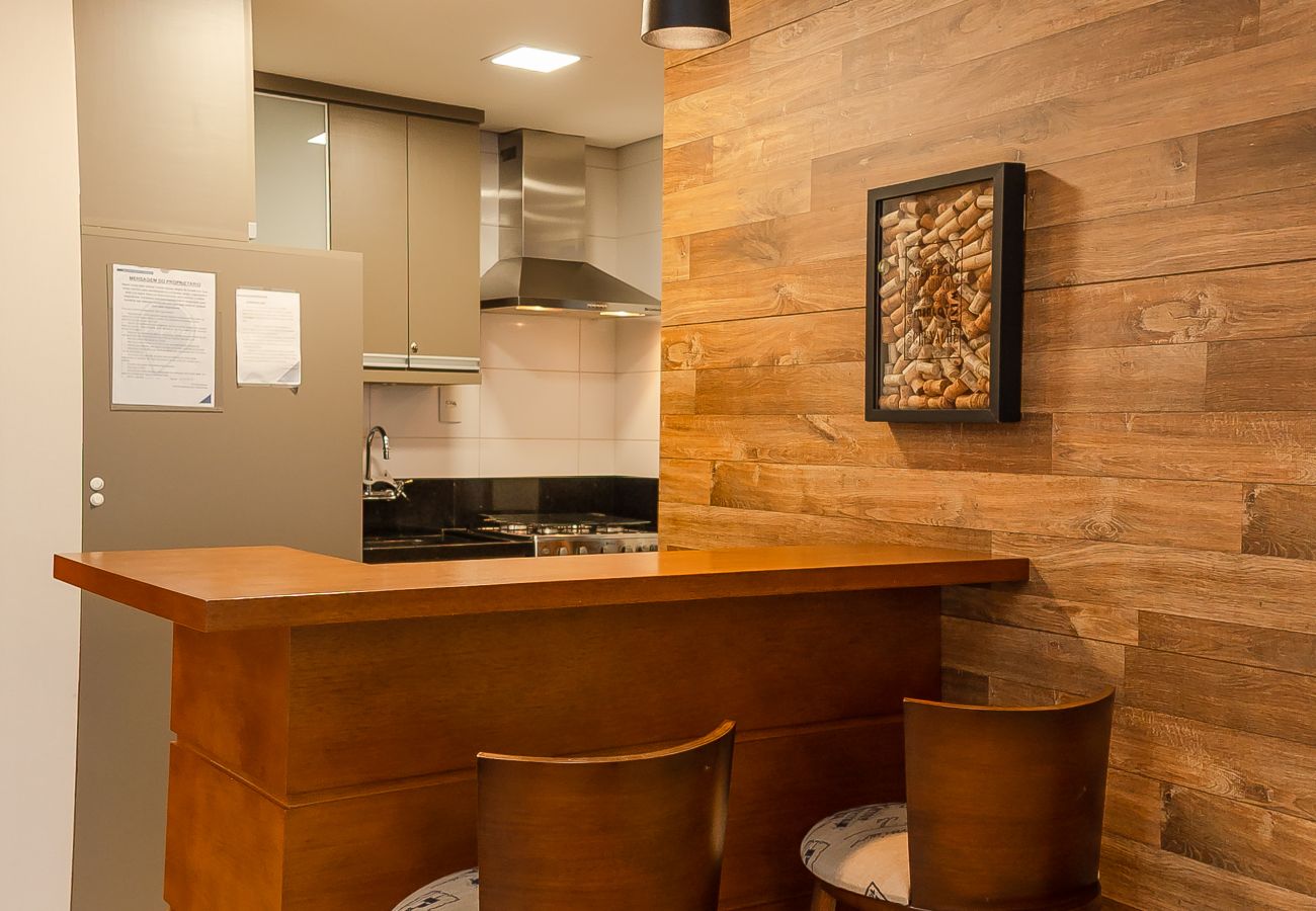 Apartamento em Gramado - Alto Padrão 2 dorm (1 suíte), a 150 m da R Coberta