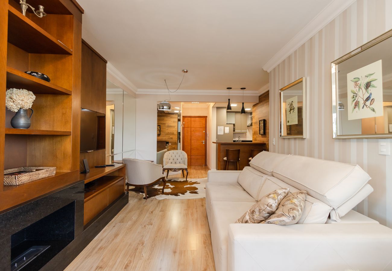 Apartamento em Gramado - Alto Padrão 2 dorm (1 suíte), a 150 m da R Coberta