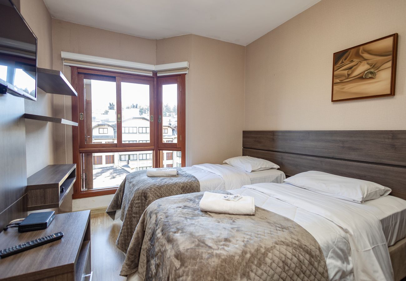 Apartamento em Gramado - Alto Padrão 2 dorm (1 suíte), a 150 m da R Coberta