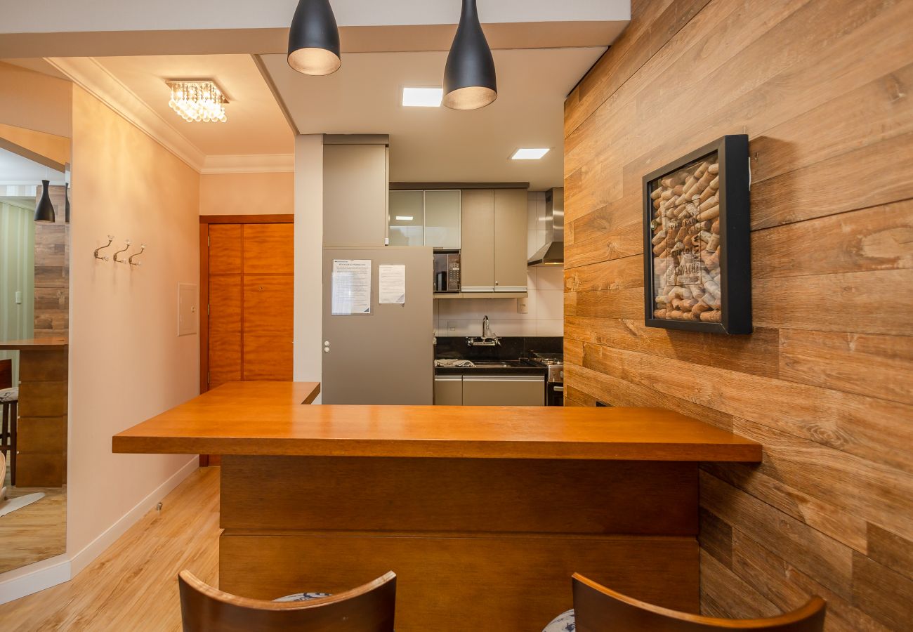 Apartamento em Gramado - Alto Padrão 2 dorm (1 suíte), a 150 m da R Coberta