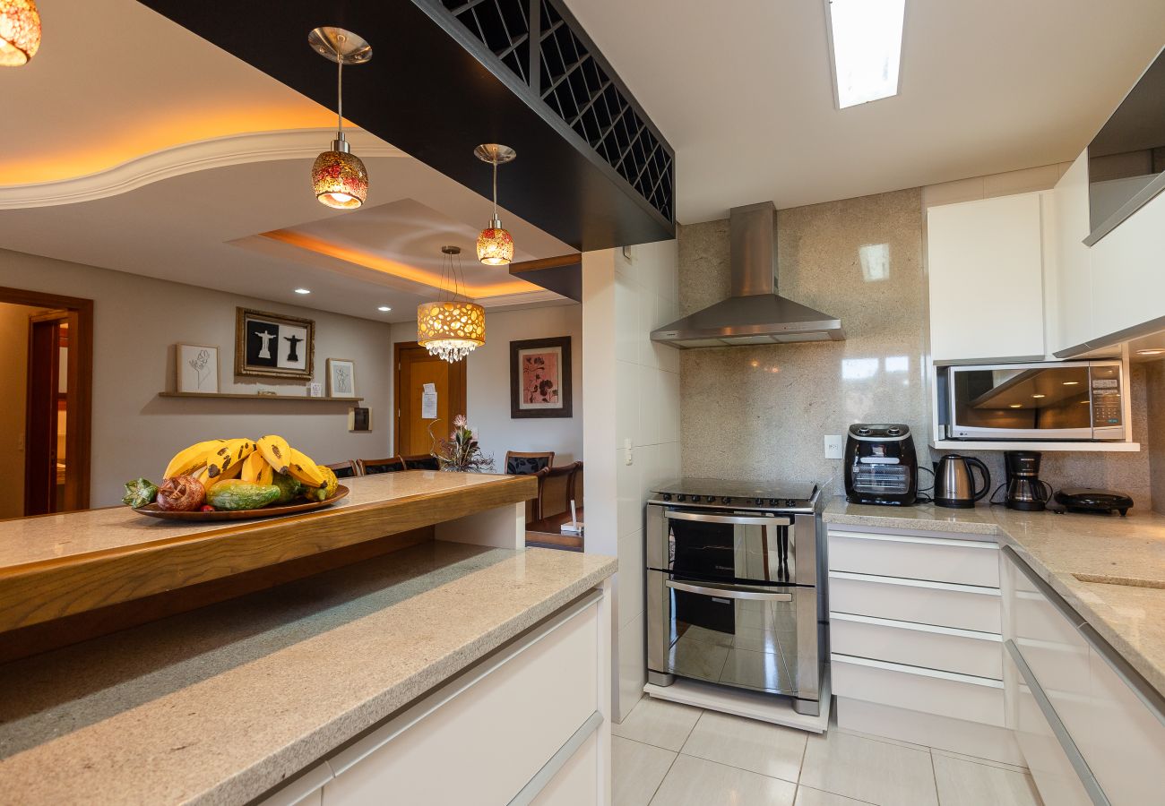 Apartamento em Gramado - 3D (1 suíte) a 400m da R Coberta