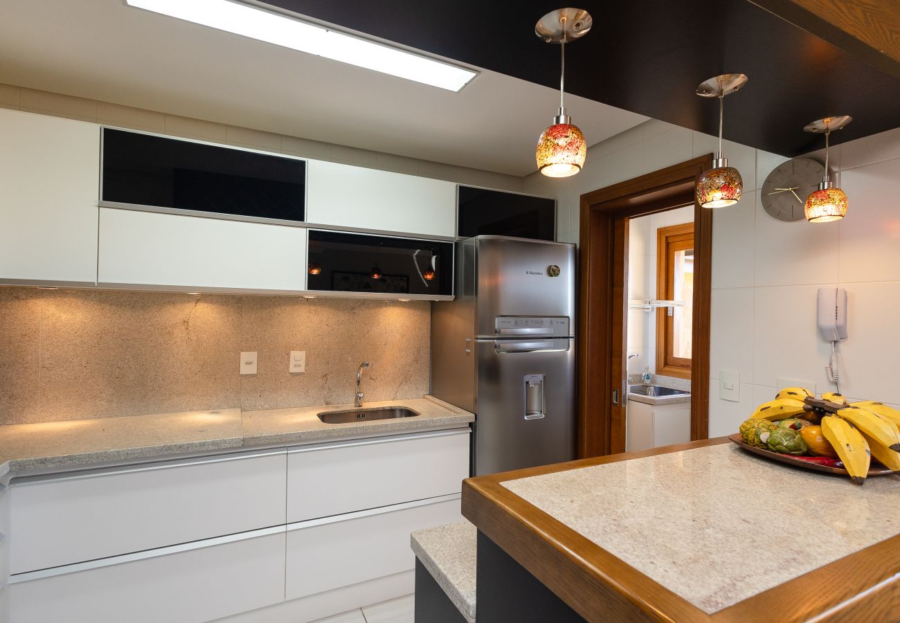 Apartamento em Gramado - 3D (1 suíte) a 400m da R Coberta