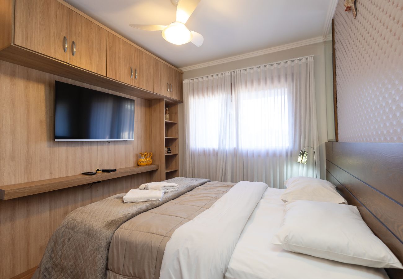 Apartamento em Gramado - 3D (1 suíte) a 400m da R Coberta