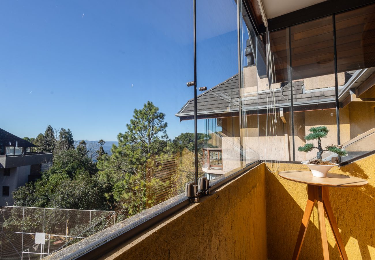 Apartamento em Gramado - 3D (1 suíte) a 400m da R Coberta