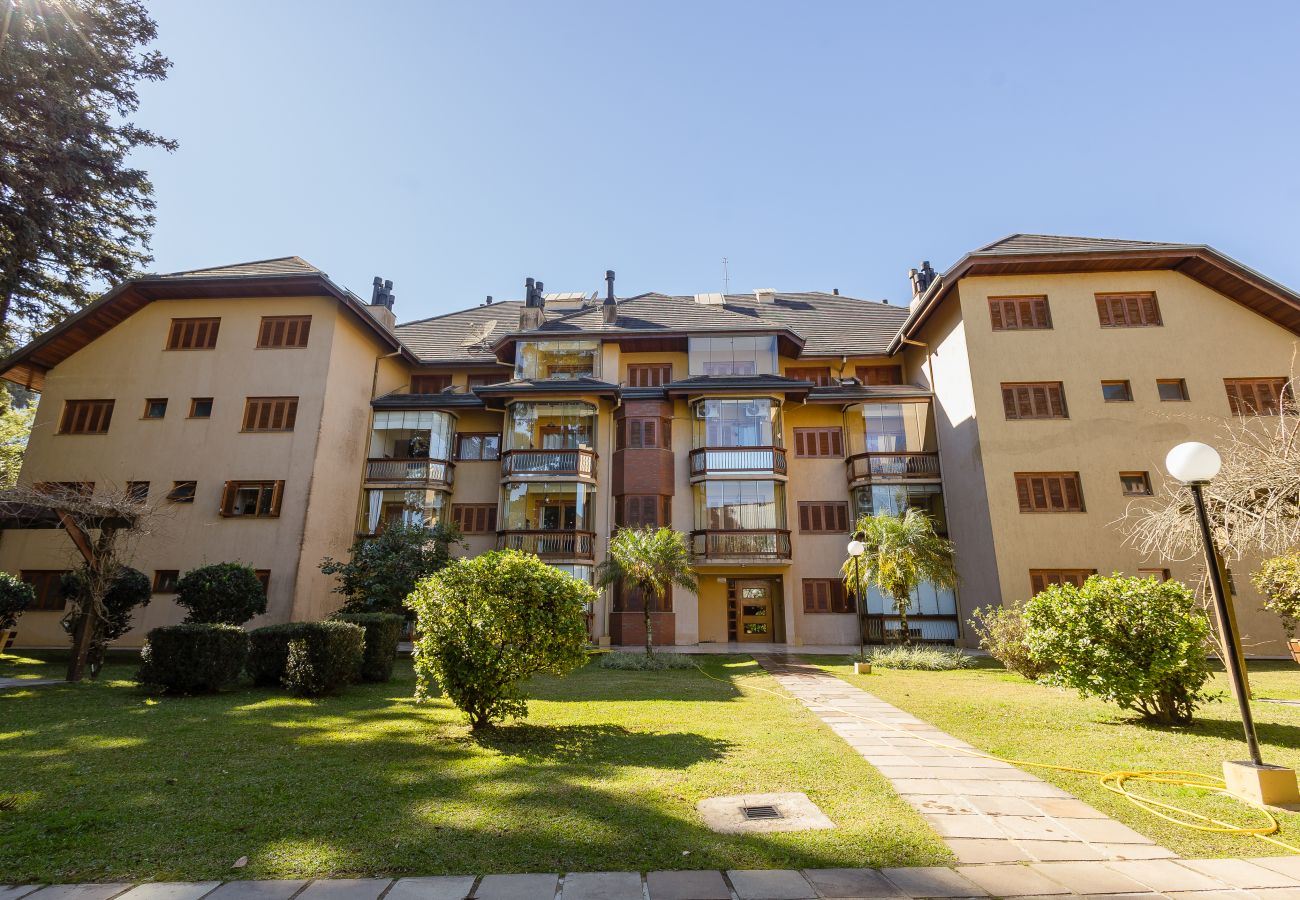 Apartamento em Gramado - 3D (1 suíte) a 400m da R Coberta