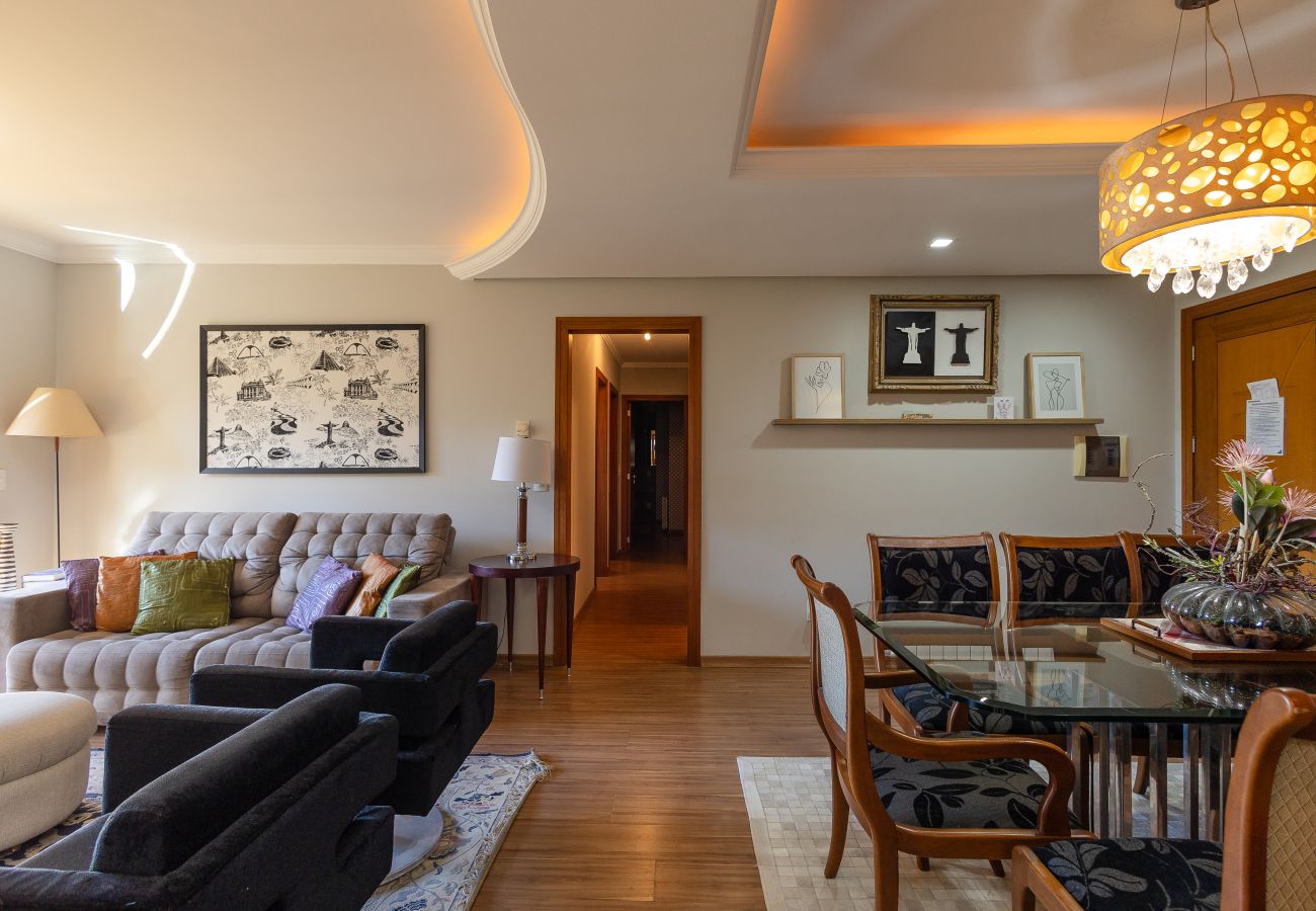 Apartamento em Gramado - 3D (1 suíte) a 400m da R Coberta