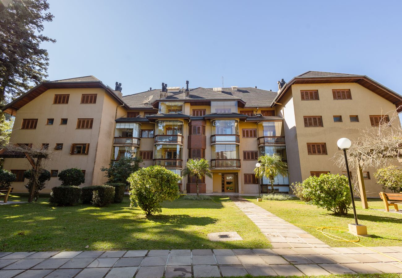 Apartamento em Gramado - 3D (1 suíte) a 400m da R Coberta