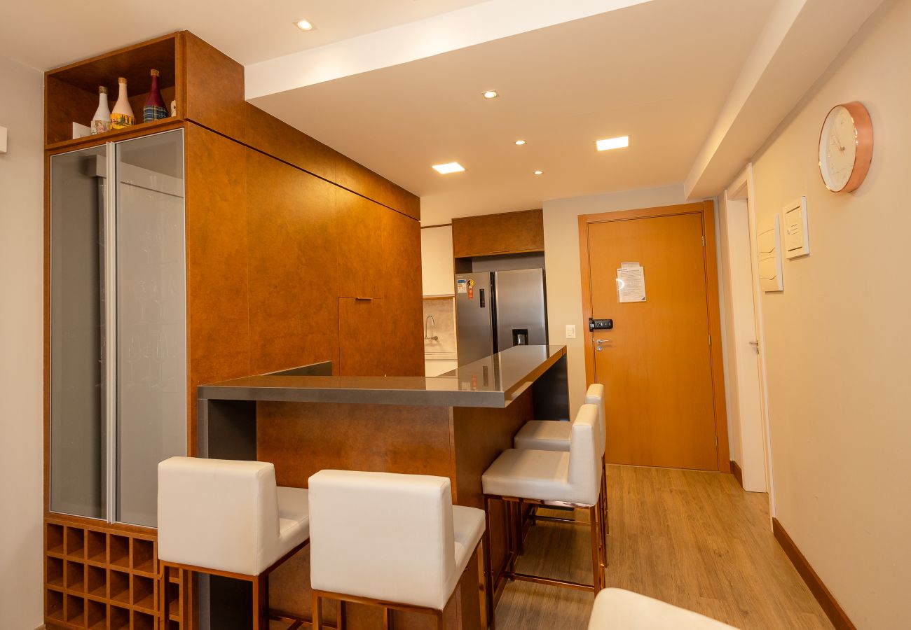 Apartamento em Gramado - Apto alto padrão 2 suítes no coração de Gramado!