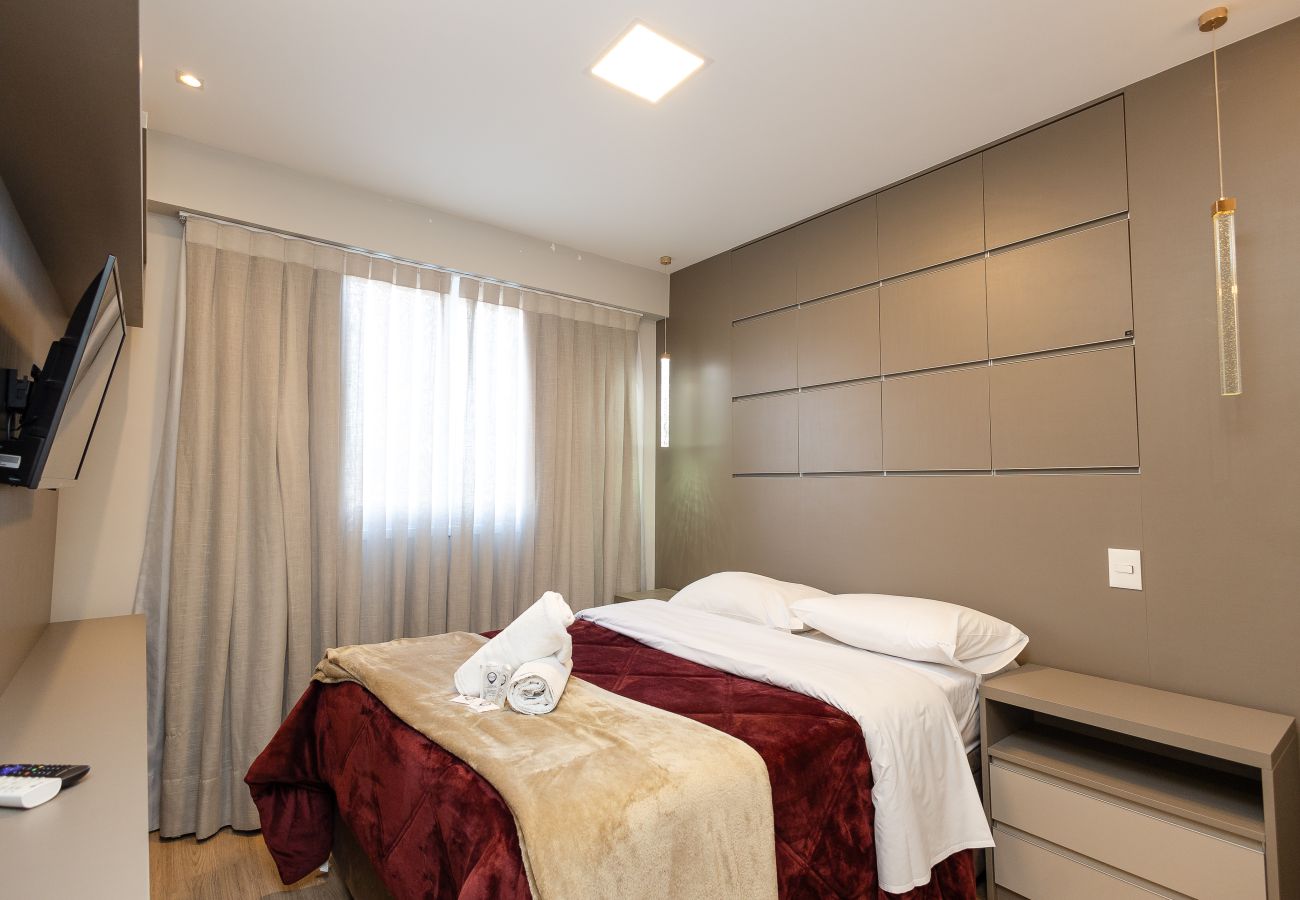 Apartamento em Gramado - Apto alto padrão 2 suítes no coração de Gramado!