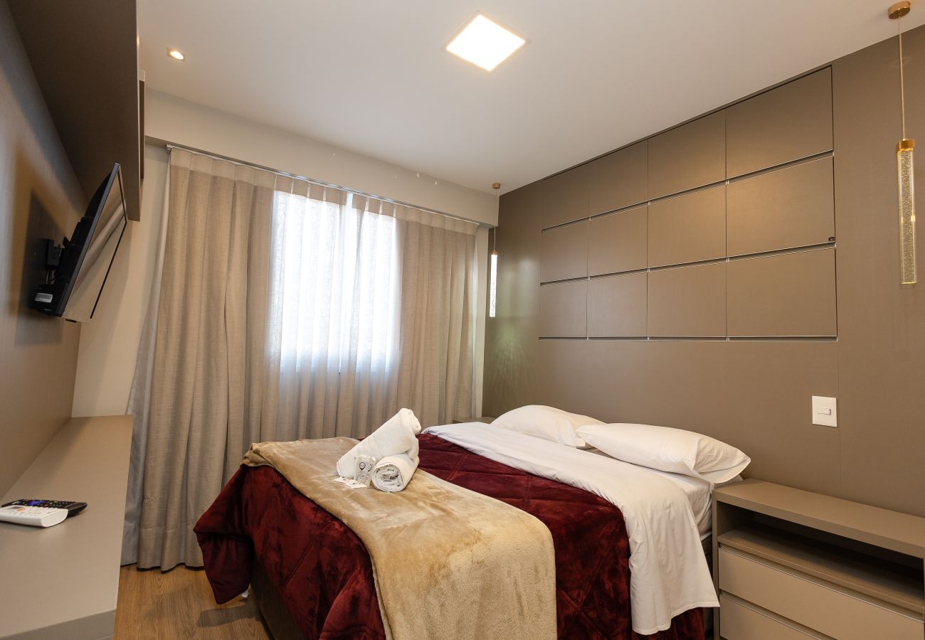 Apartamento em Gramado - Apto alto padrão 2 suítes no coração de Gramado!