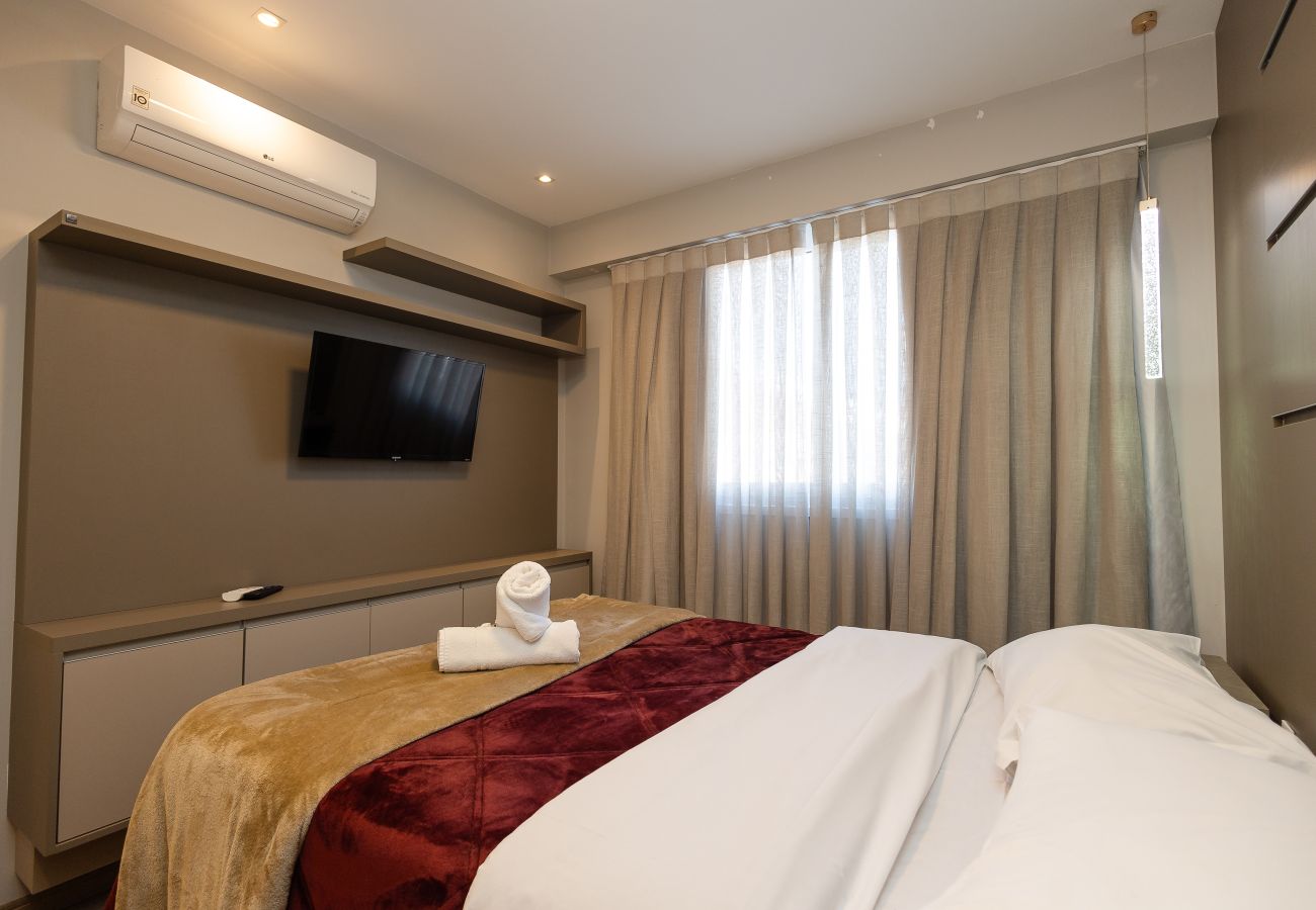 Apartamento em Gramado - Apto alto padrão 2 suítes no coração de Gramado!