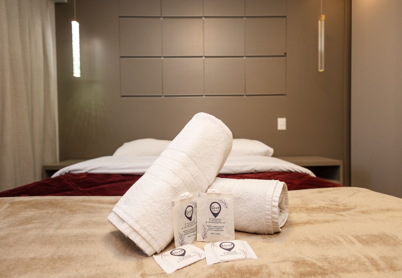 Apartamento em Gramado - Apto alto padrão 2 suítes no coração de Gramado!