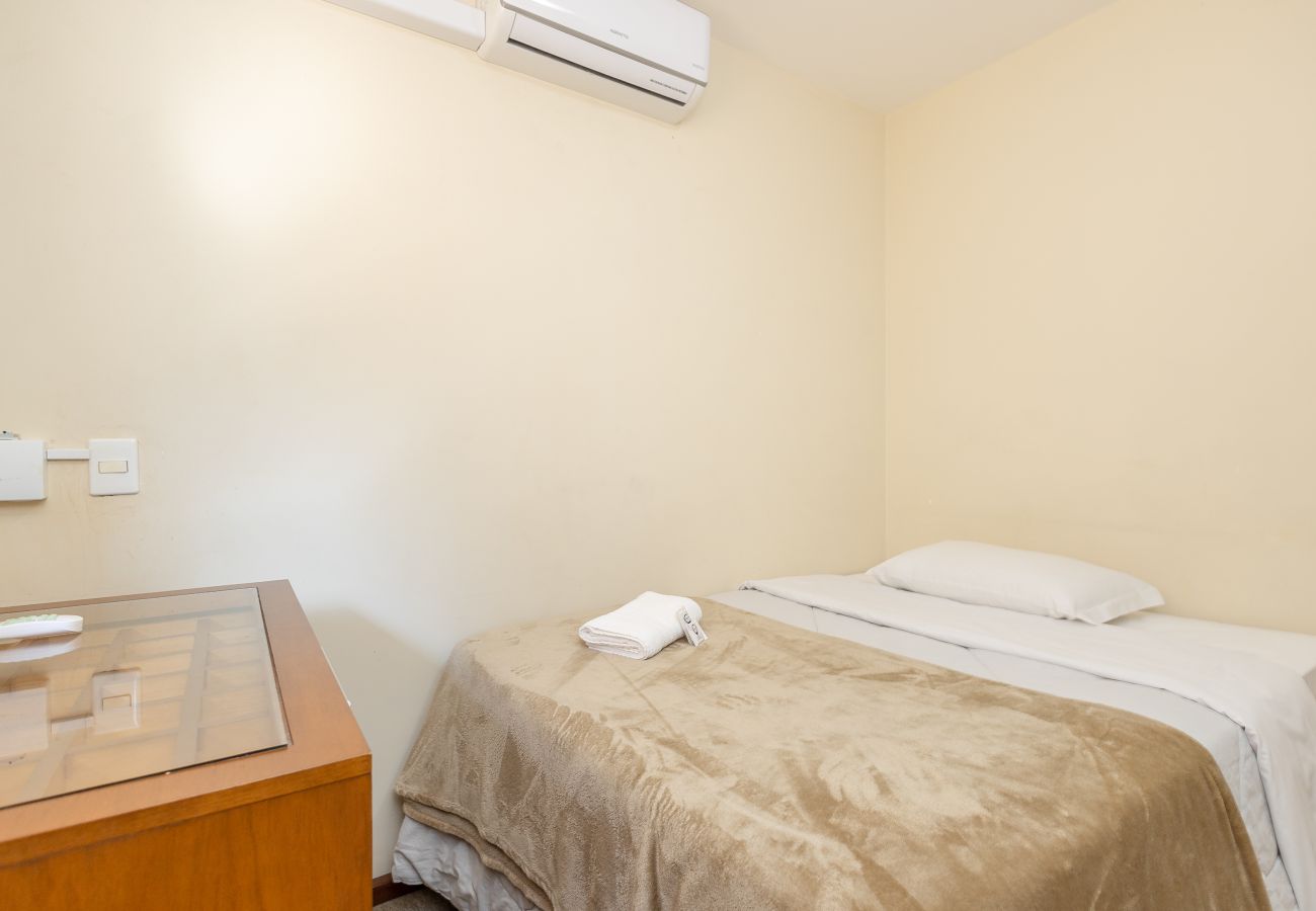 Apartamento em Gramado - Duplex 2D (2 banheiros) a 300m da Rua Coberta!