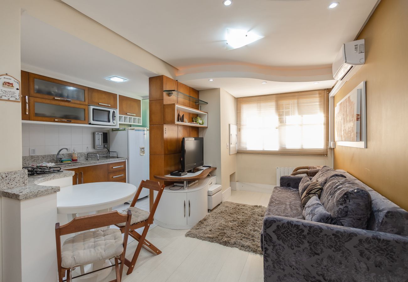 Apartamento em Gramado - Duplex 2D (2 banheiros) a 300m da Rua Coberta!
