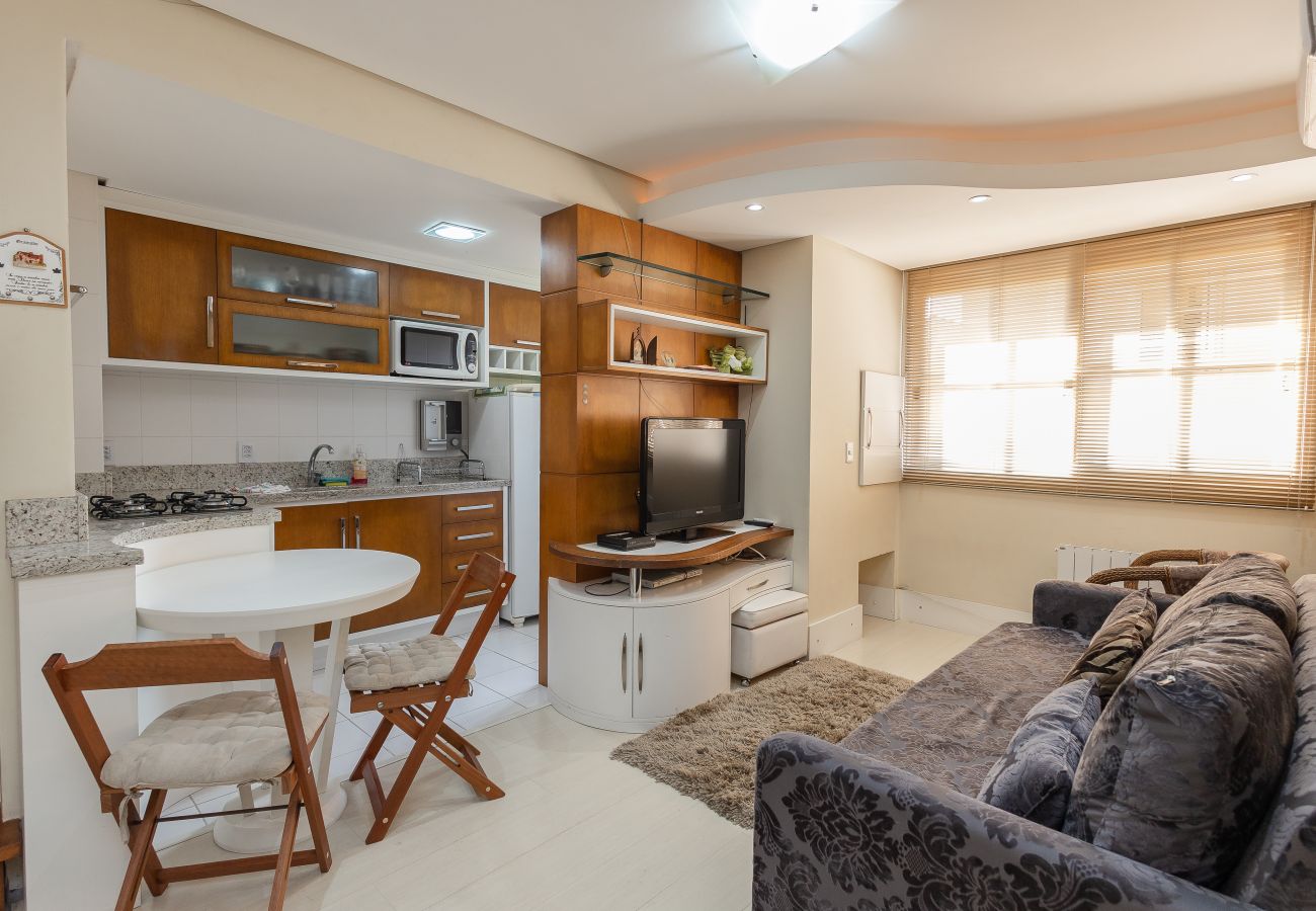 Apartamento em Gramado - Duplex 2D (2 banheiros) a 300m da Rua Coberta!